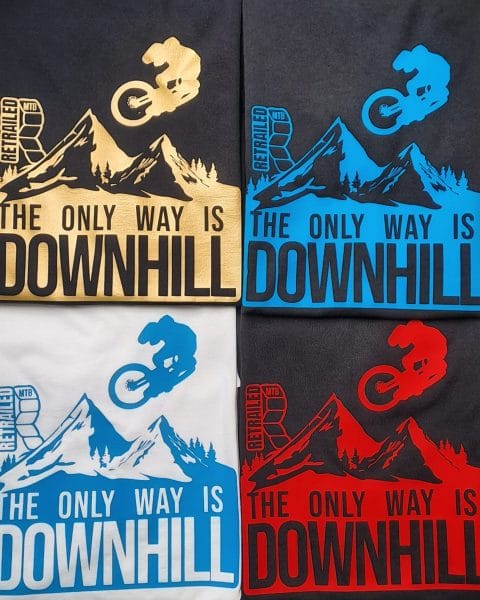 Everybody wants to go downhill MTB T-shirt overview